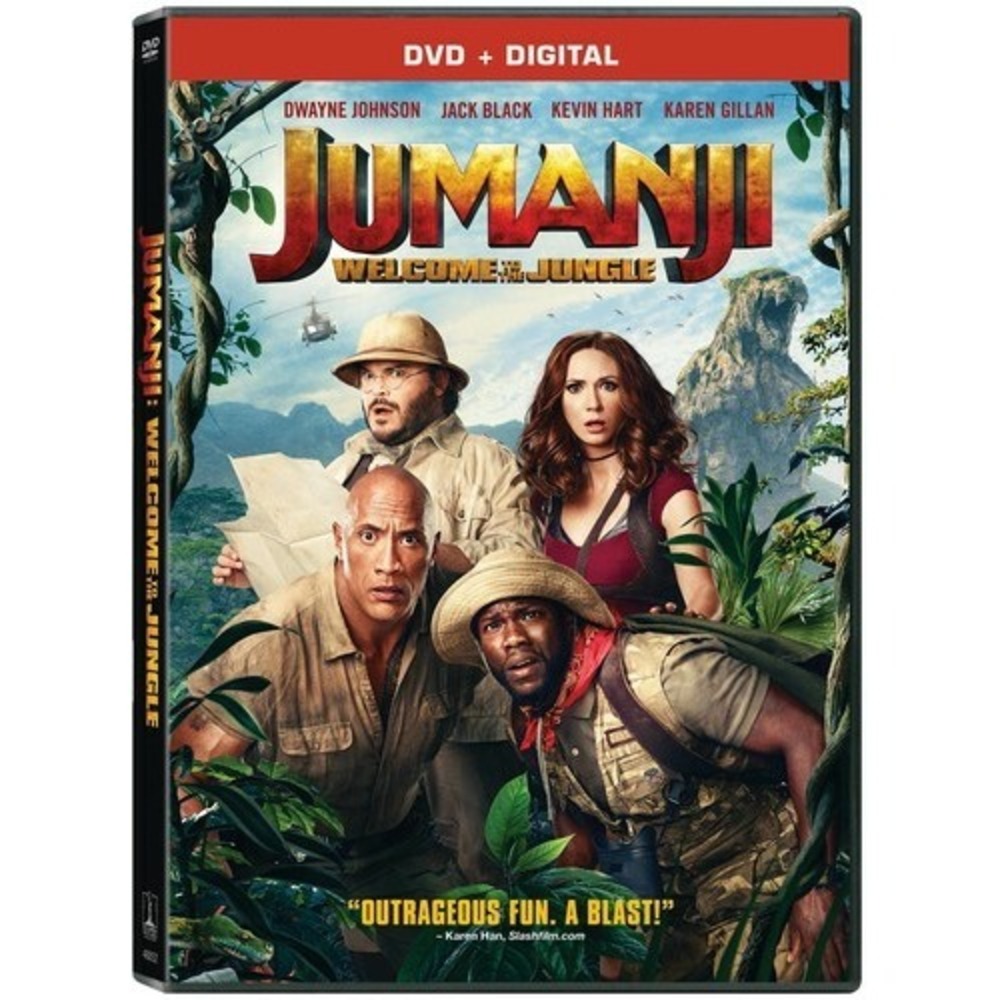 Jumanji: Welcome to the Jungle (DVD, 2017)